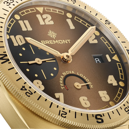 Bremont Watches | Mens | Terra Nova Terra Nova 40.5 Power Reserve Bronze TN40-PWR-BZ-BR-B