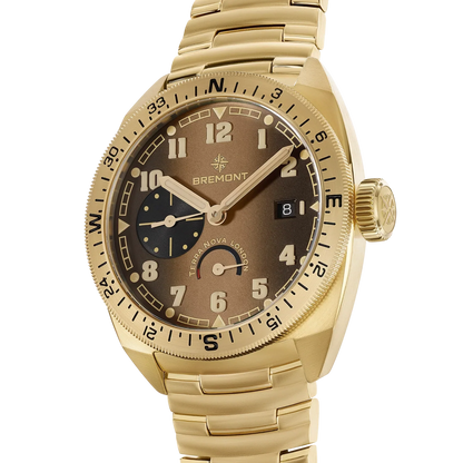 Bremont Watches | Mens | Terra Nova Terra Nova 40.5 Power Reserve Bronze TN40-PWR-BZ-BR-B