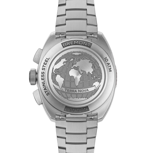 Bremont Watches | Mens | Terra Nova Terra Nova 42.5 Chronograph TN42-CHR-SS-BK-B
