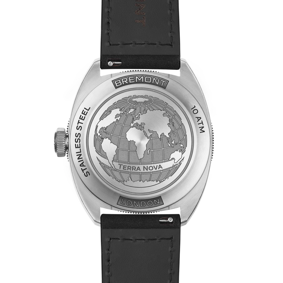 Bremont Watches | Mens | Terra Nova Terra Nova 40.5 Turning Bezel Power Reserve TN40-PWR-SS-BK-L-S