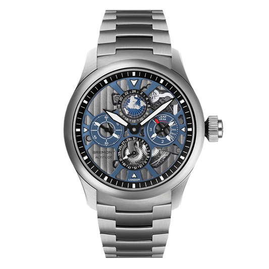 Bremont Watches | Mens | Altitude Altitude Skeletonised Perpetual Calendar GMT ALT42-PER-TI-BLSKL-B