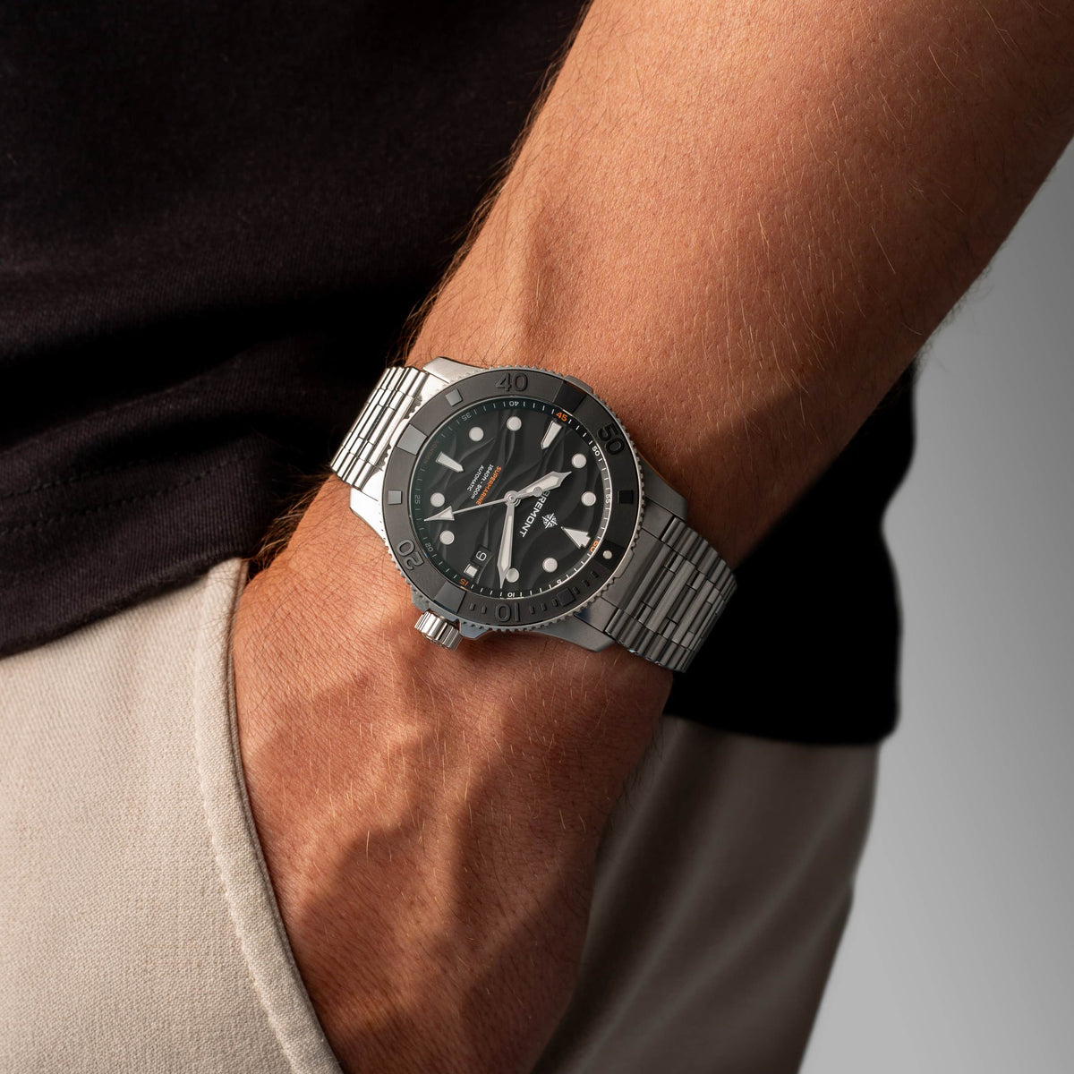 Bremont Watches | Mens | Supermarine Supermarine 500m SM43-DT-SS-BK-B
