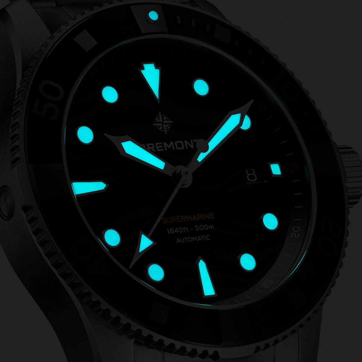 Bremont Watches | Mens | Supermarine Supermarine 500m SM43-DT-SS-BK-R-S
