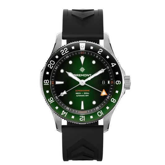 Bremont Watches | Mens | Supermarine Supermarine 300M GMT, 'Tundra' Green SM40-GMT-SS-GNBK-R-S