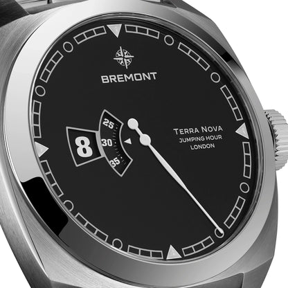 Bremont Watches | Mens | Terra Nova Terra Nova 40.5 Jumping Hour TN40-JH-SS-BK-L-S