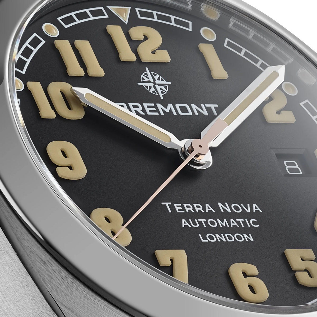 Bremont Watches | Mens | Terra Nova Terra Nova 40.5 Date TN40-DT-SS-BK-L-S
