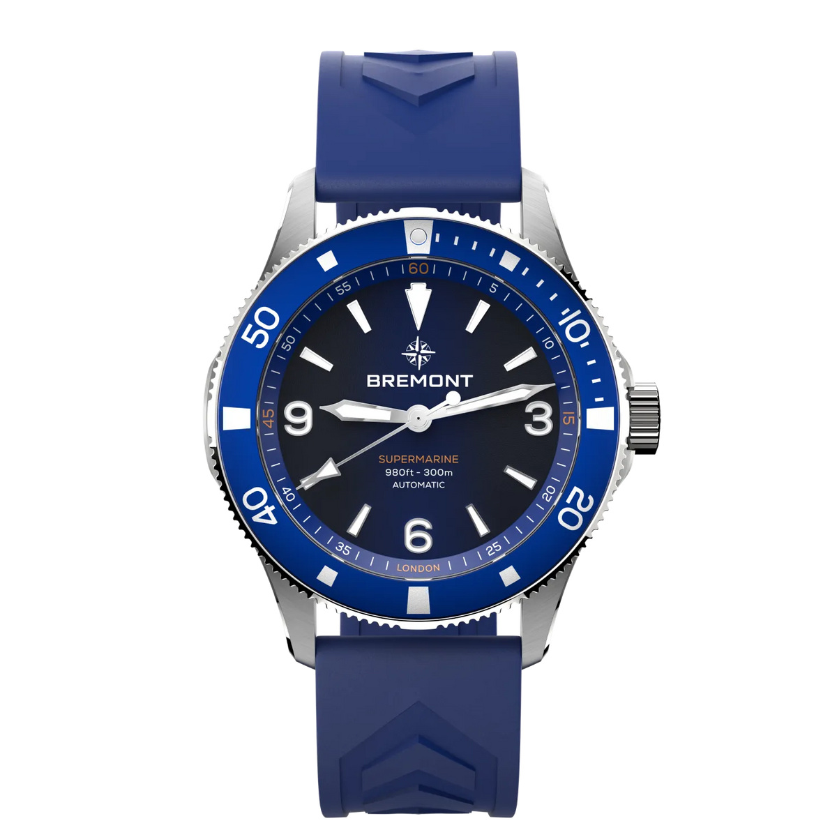Bremont Watches | Mens | Supermarine Supermarine 300M SM40-ND-SS-BL-R-S
