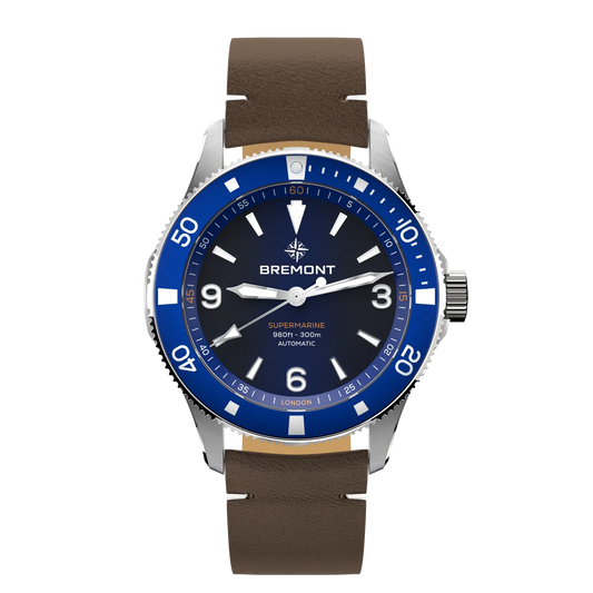 Bremont Watches | Mens | Supermarine Supermarine 300M SM40-ND-SS-BL-L-S