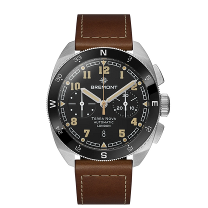 Bremont Watches | Mens | Terra Nova Terra Nova 42.5 Chronograph TN42-CHR-SS-BK-L-S