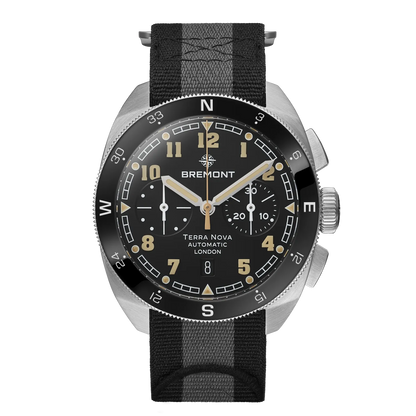 Bremont Watches | Mens | Terra Nova Terra Nova 42.5 Chronograph TN42-CHR-SS-BK-N-S