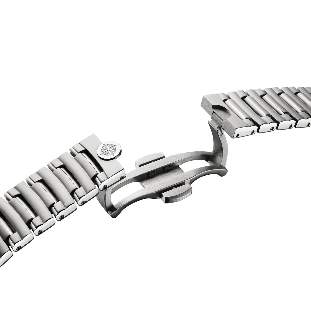 Bremont Watches | Mens | Terra Nova Terra Nova 35mm Jumping Hour Burgundy Bracelet TN35-JH-SS-BG-B