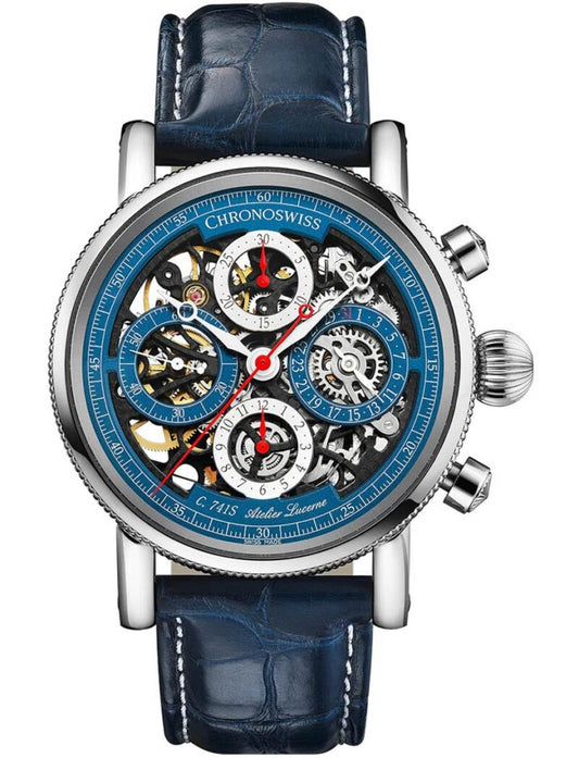 Opus Chronograph Blue Strap