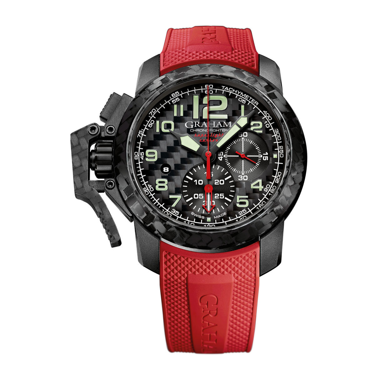 Graham CHRONOFIGHTER SUPERLIGHT CARBON (RED) 2CCBK.B11A