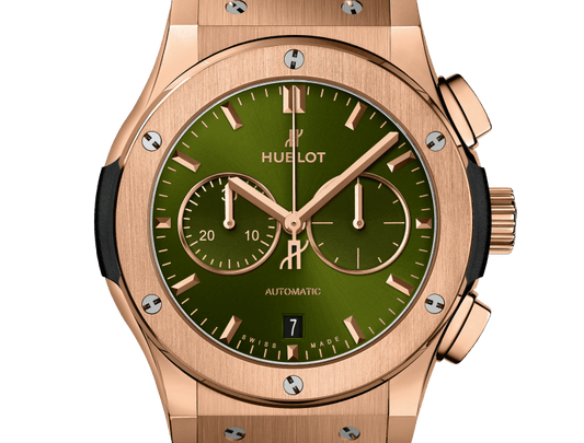 Hublot Classic Fusion Chronograph King Gold Green 42 mm 541.OX.8980.RX