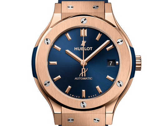 Hublot Classic Fusion King Gold Blue 38 mm 565.OX.7180.RX