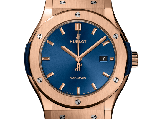Hublot Classic Fusion King Gold Blue 42 mm 542.OX.7180.RX