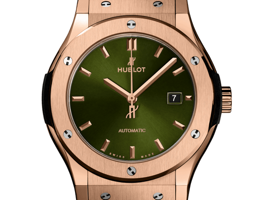 Hublot Classic Fusion King Gold Green 42 mm 542.OX.8980.RX