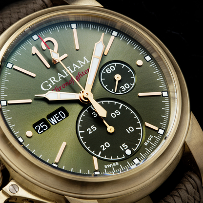 Graham CHRONOFIGHTER VINTAGE BRONZE & GREEN 2CVAK.G02A
