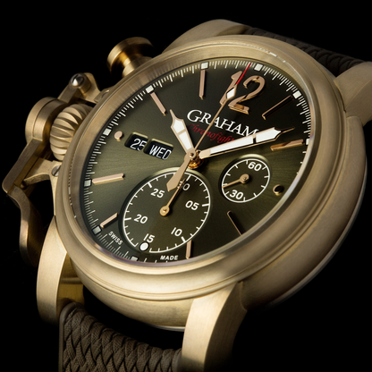 Graham CHRONOFIGHTER VINTAGE BRONZE & GREEN 2CVAK.G02A