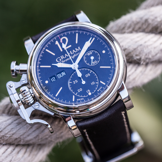 Graham CHRONOFIGHTER VINTAGE (BLUE) 2CVAS.U01A