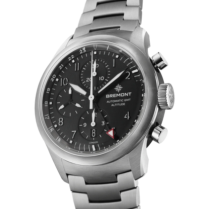 Bremont Watches | Mens | Altitude Altitude Chronograph GMT ALT42-CHR-G-SS-BK-B
