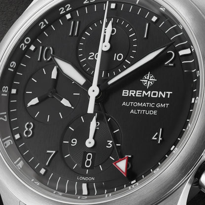 Bremont Watches | Mens | Altitude Altitude Chronograph GMT ALT42-CHR-G-SS-BK-B