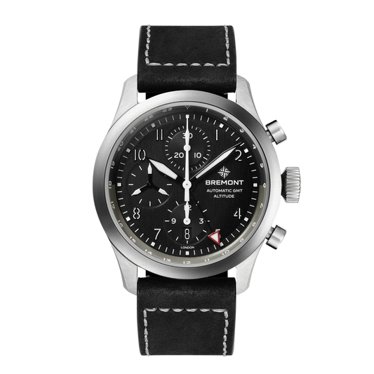 Bremont Watches | Mens | Altitude Altitude Chronograph GMT ALT42-CHR-G-SS-BK-L-S