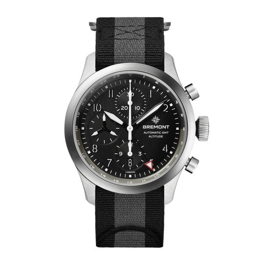 Bremont Watches | Mens | Altitude Altitude Chronograph GMT ALT42-CHR-G-SS-BK-N-S