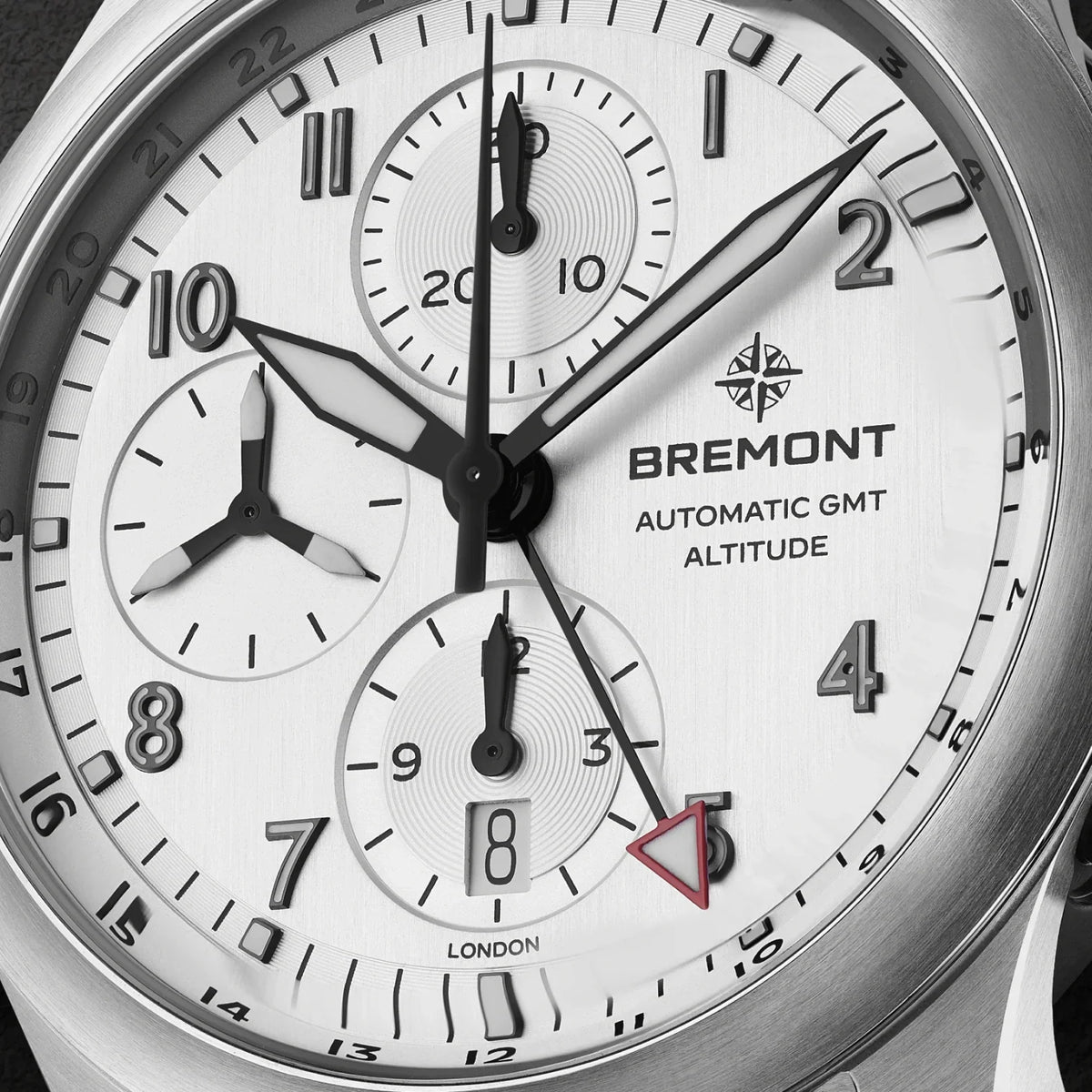 Bremont Watches | Mens | Altitude Altitude Chronograph GMT ALT42-CHR-G-SS-SI-B