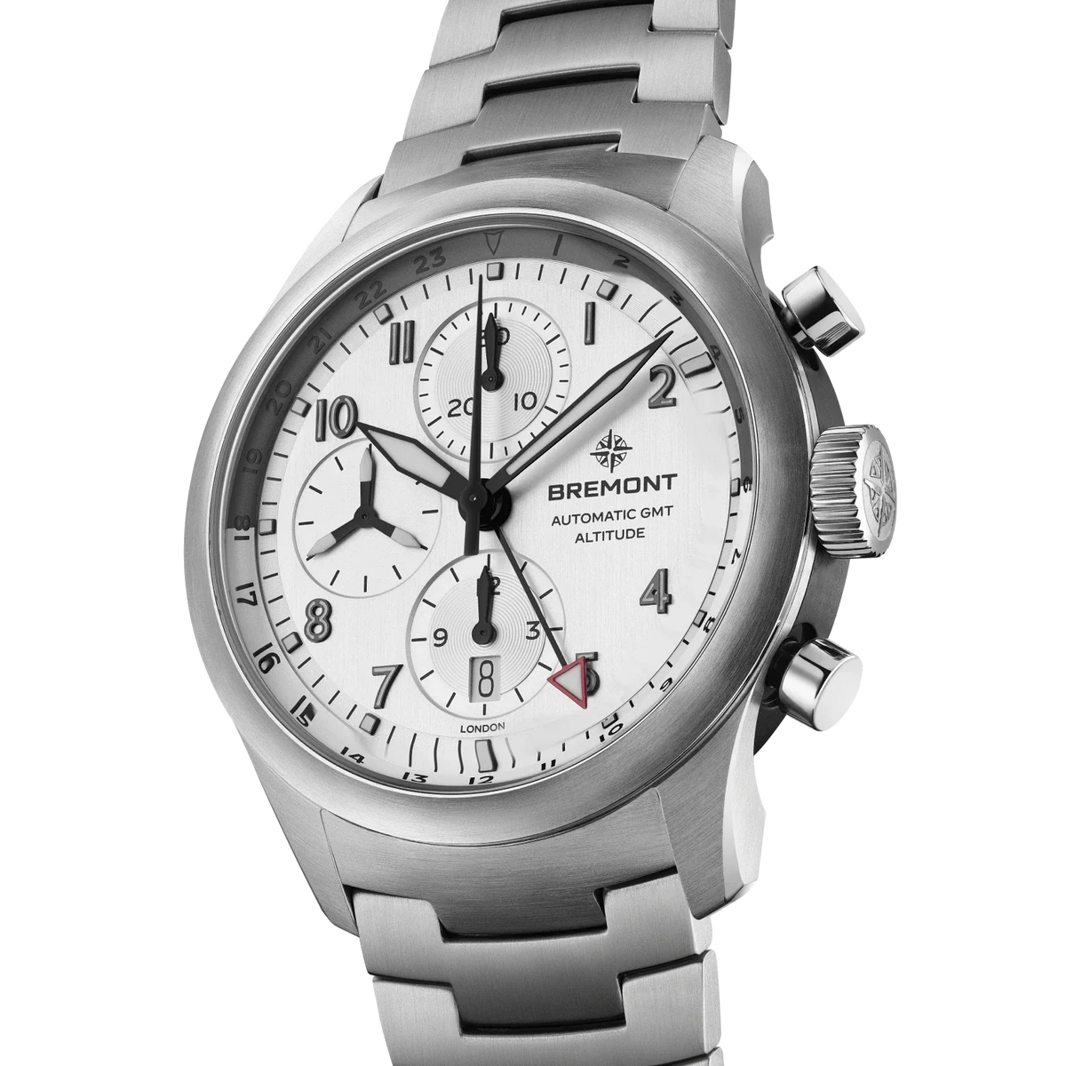 Bremont Watches | Mens | Altitude Altitude Chronograph GMT ALT42-CHR-G-SS-SI-B
