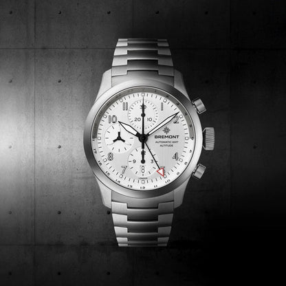 Bremont Watches | Mens | Altitude Altitude Chronograph GMT ALT42-CHR-G-SS-SI-B
