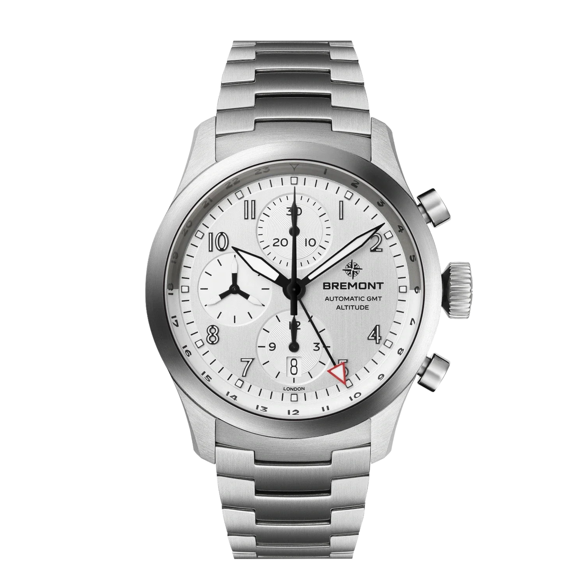 Bremont Watches | Mens | Altitude Altitude Chronograph GMT ALT42-CHR-G-SS-SI-B