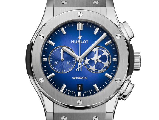 Hublot Classic Fusion Chronograph UEFA Champions League Titanium 42 mm 541.NX.5170.VR.UCL25