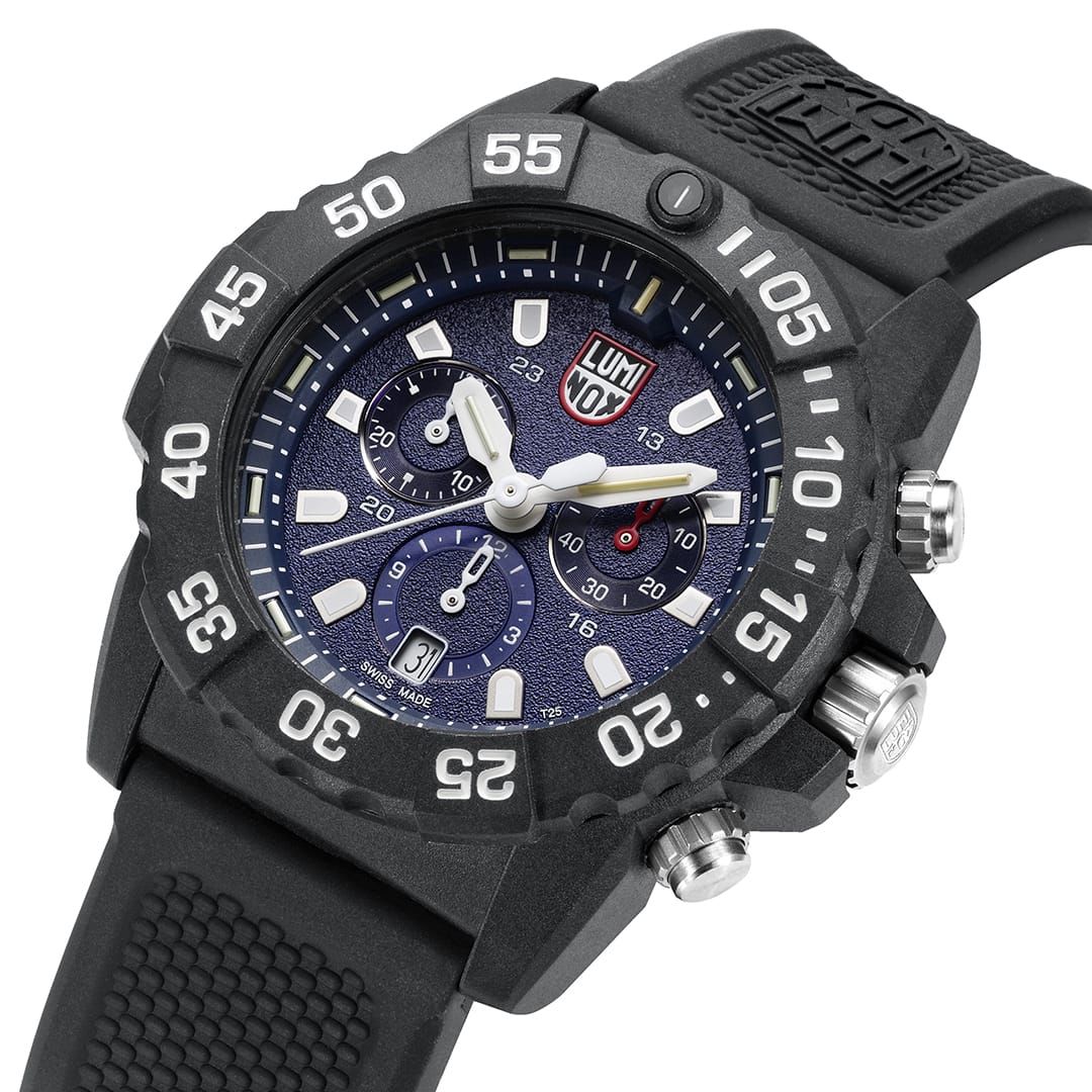 Luminox Watch, Outlet Navy SEAL Chronograph, 45mm, Military Dive Watch, Blue XS.3583