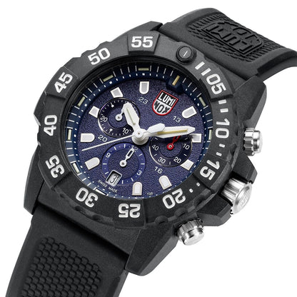 Luminox Watch, Outlet Navy SEAL Chronograph, 45mm, Military Dive Watch, Blue XS.3583