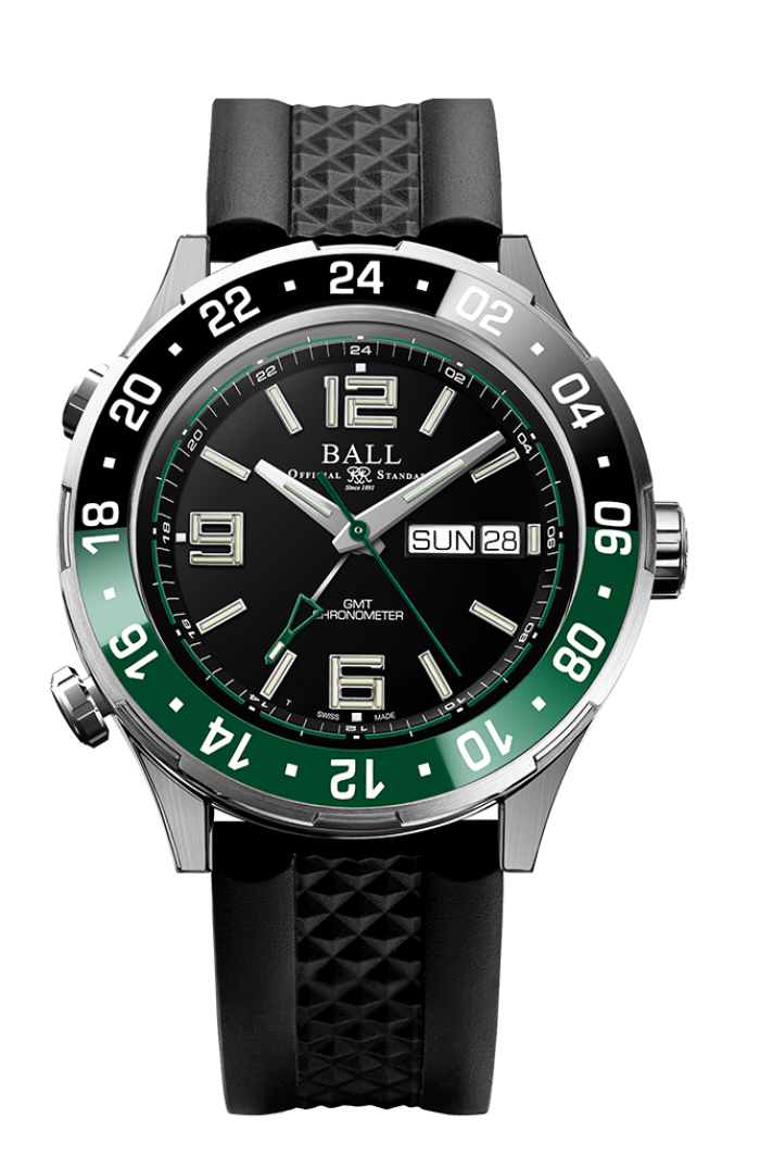 Ball Roadmaster Marine GMT (40mm) DG3000A-S2C-BK
