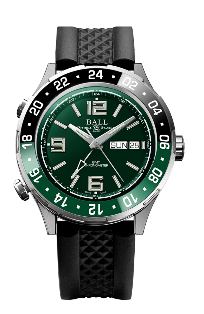 Ball Roadmaster Marine GMT (40mm) DG3000A-S2C-GR