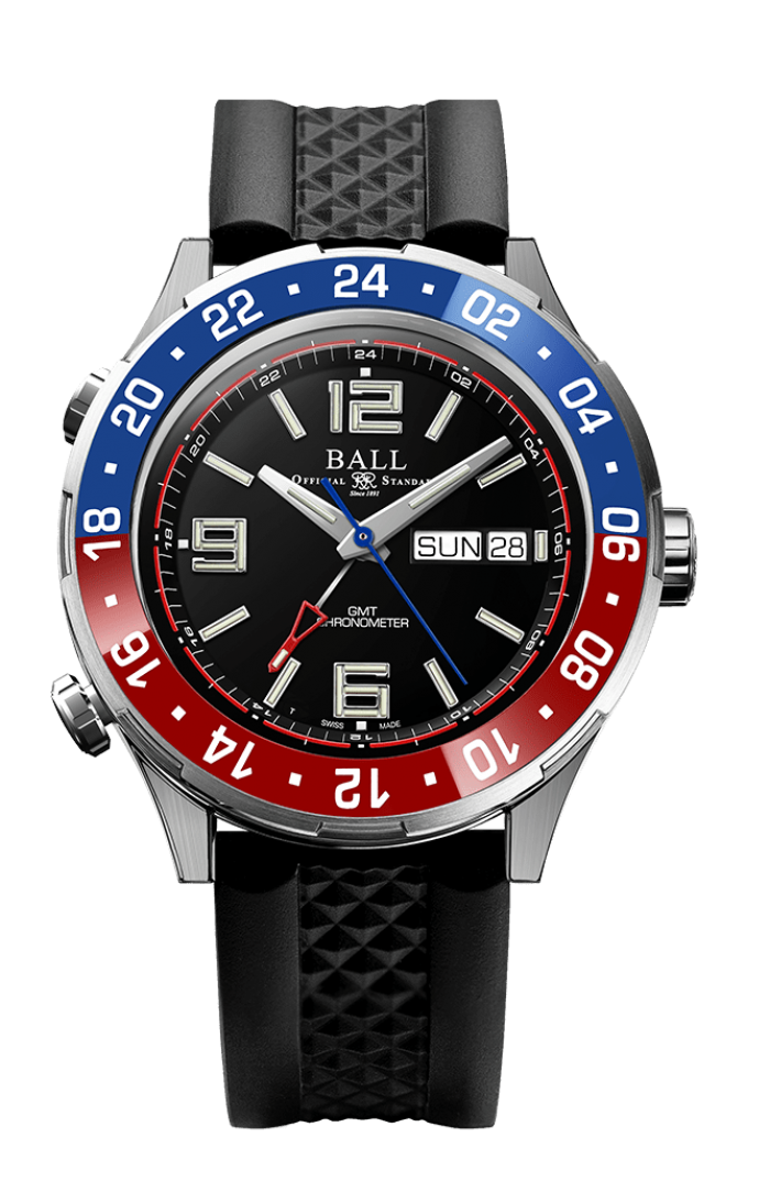 Ball Roadmaster Marine GMT (40mm) DG3000A-S4C-BK