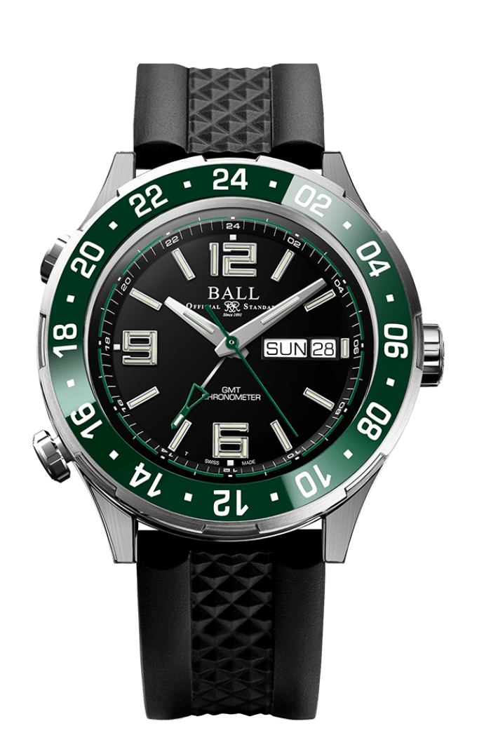 Ball Roadmaster Marine GMT (40mm) DG3000A-S5C-BK