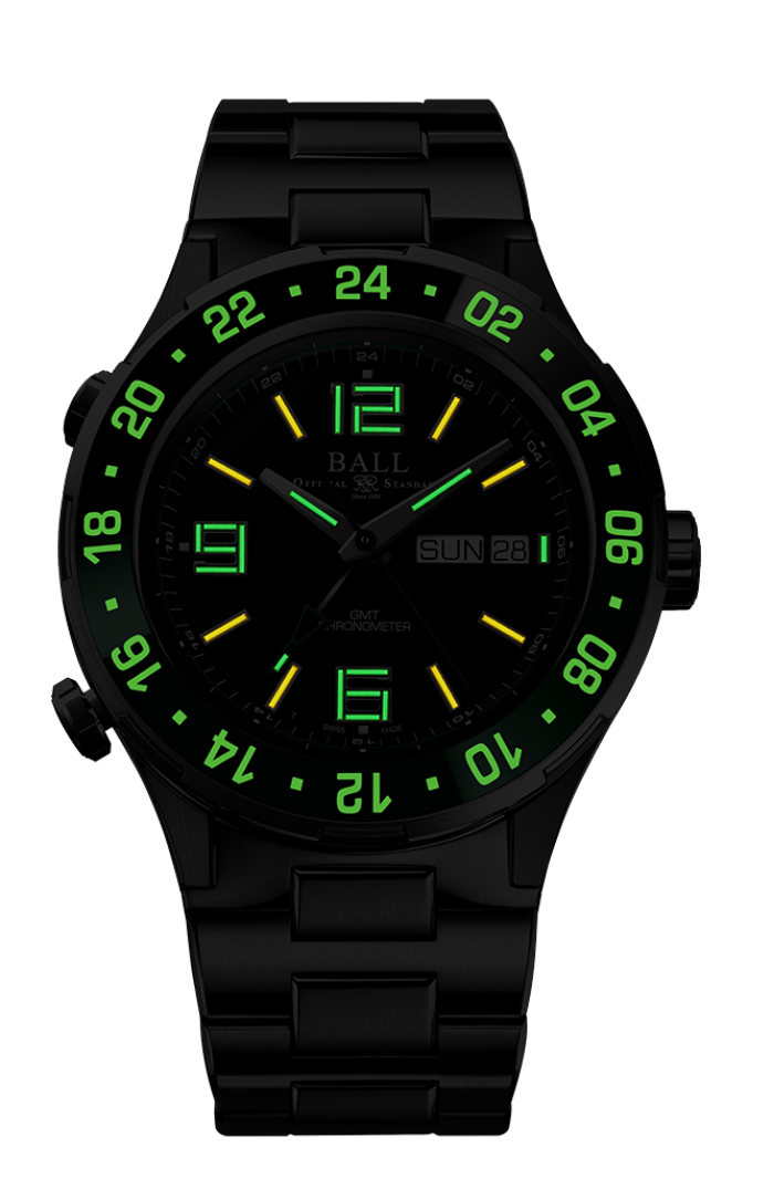 Ball Roadmaster Marine GMT (40mm) DG3000A-S2C-BK