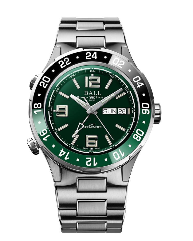 Ball Roadmaster Marine GMT (40mm) DG3000A-S2C-GR