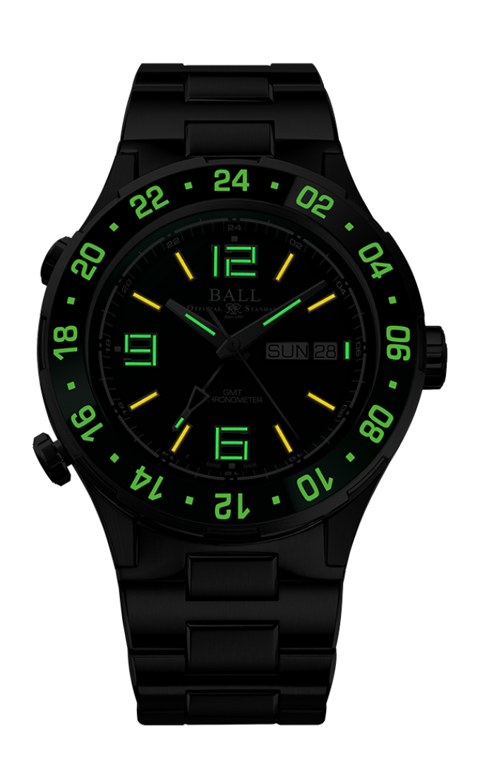 Ball Roadmaster Marine GMT (40mm) DG3000A-S2C-GR
