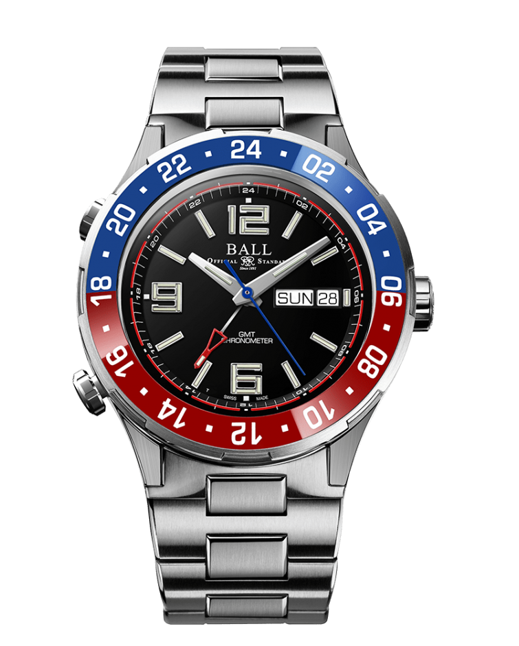 Ball Roadmaster Marine GMT (40mm) DG3000A-S4C-BK