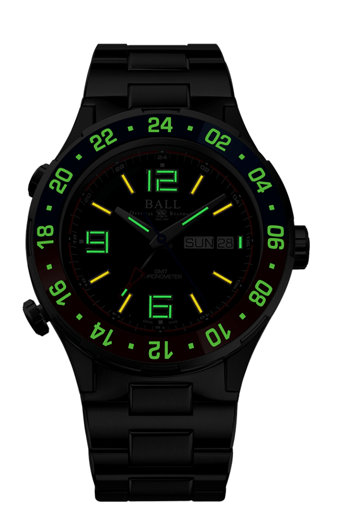 Ball Roadmaster Marine GMT (40mm) DG3000A-S4C-BK