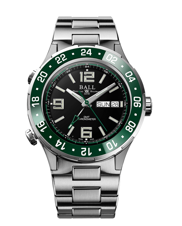 Ball Roadmaster Marine GMT (40mm) DG3000A-S5C-BK