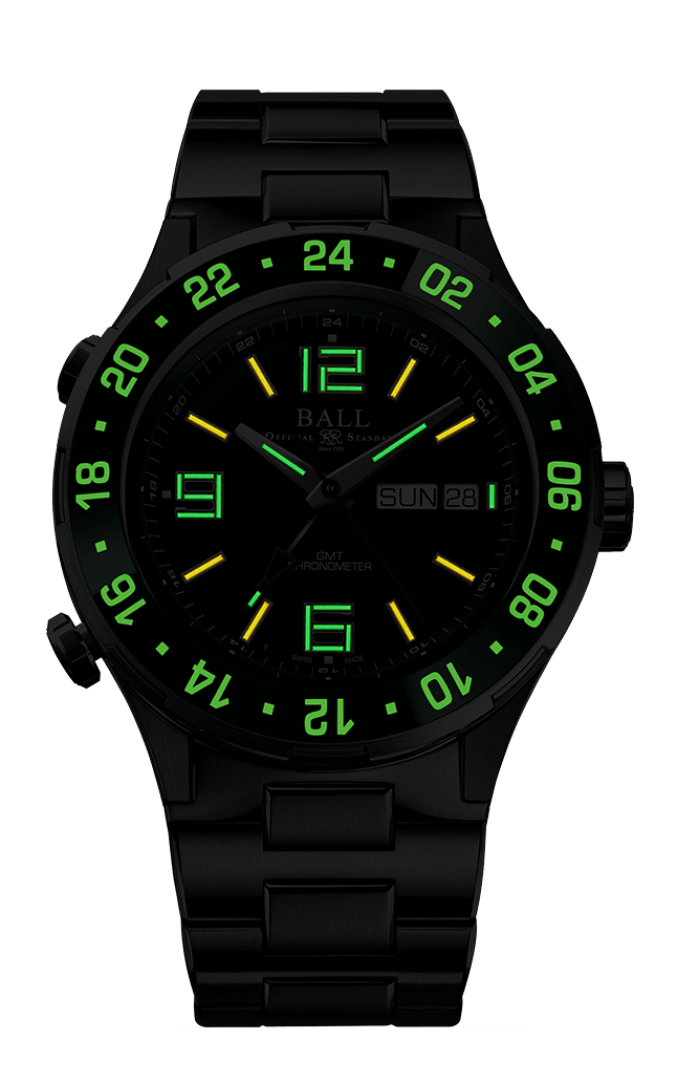 Ball Roadmaster Marine GMT (40mm) DG3000A-S5C-BK