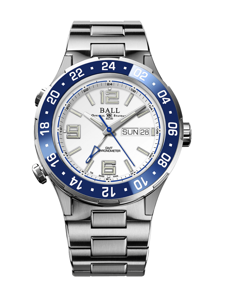 Ball Roadmaster Marine GMT (40mm) DG3000A-S6CJ-WH