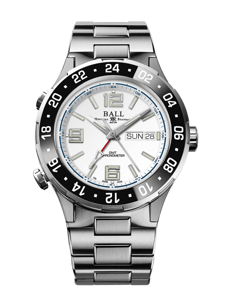 Ball Roadmaster Marine GMT (40mm) DG3000A-S7CJ-WH