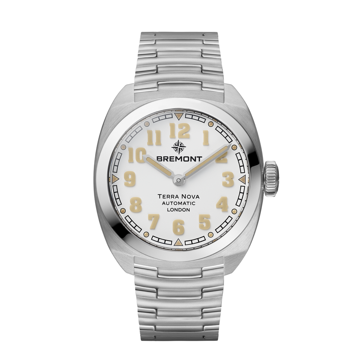Bremont Watches | Mens | Terra Nova Terra Nova 38 TN38-ND-SS-WH-B