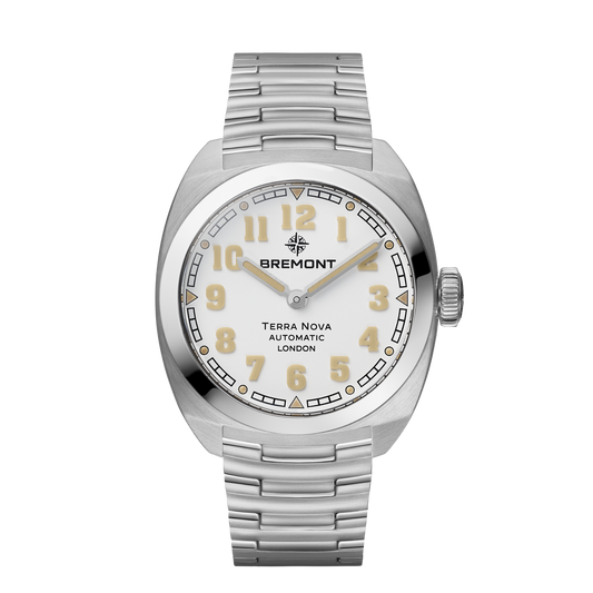 Bremont Watches | Mens | Terra Nova Terra Nova 38 TN38-ND-SS-WH-B